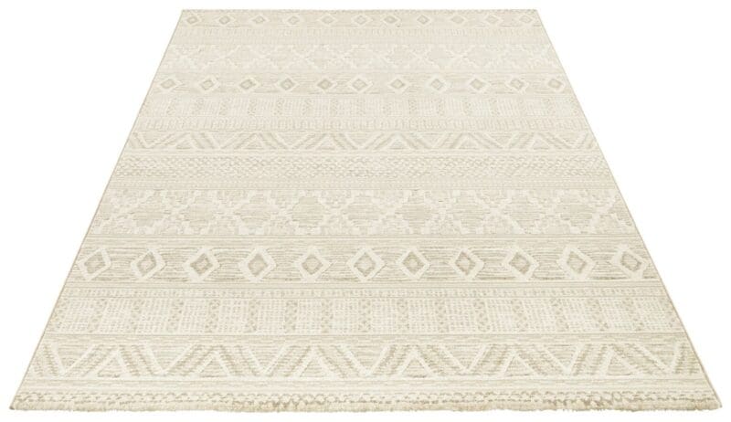 Beige lavet af 100% PP med en bagside af Jute