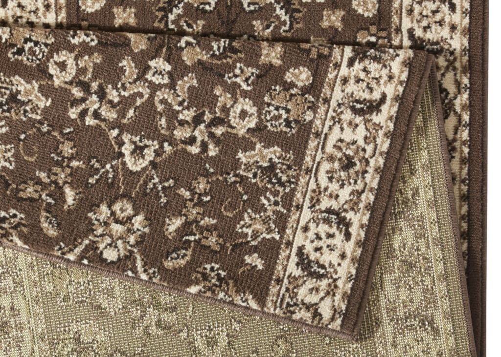 Velours Vintage Løber - Brun | Tæppeunivers.dk