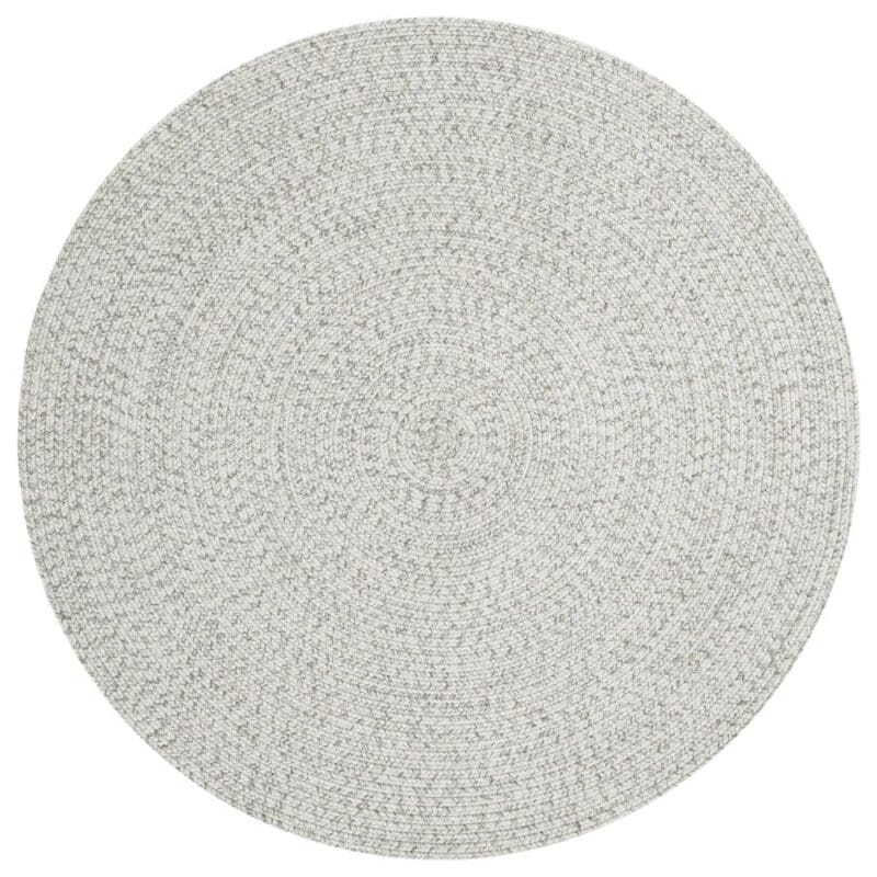 Braided tæppe i farven Lys Mélange lavet af 100% Polypropylen med en bagside af Polypropylen