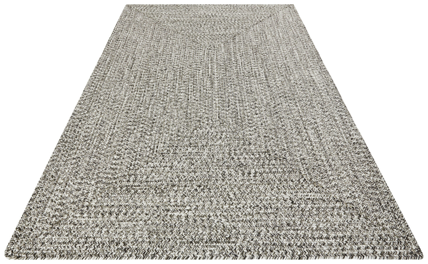 Braided tæppe i farven Mélange lavet af 100% Polypropylen med en bagside af Polypropylen