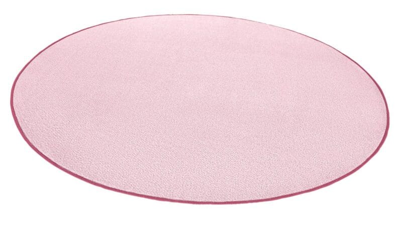 Fancy tæppe i farven Rose lavet af 100% Polypropylen med en bagside af Fleece