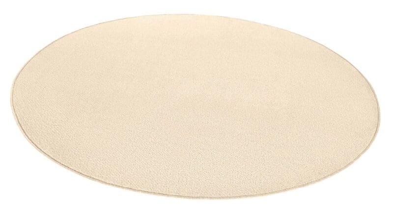 Fancy tæppe i farven Beige lavet af 100% Polypropylen med en bagside af Fleece