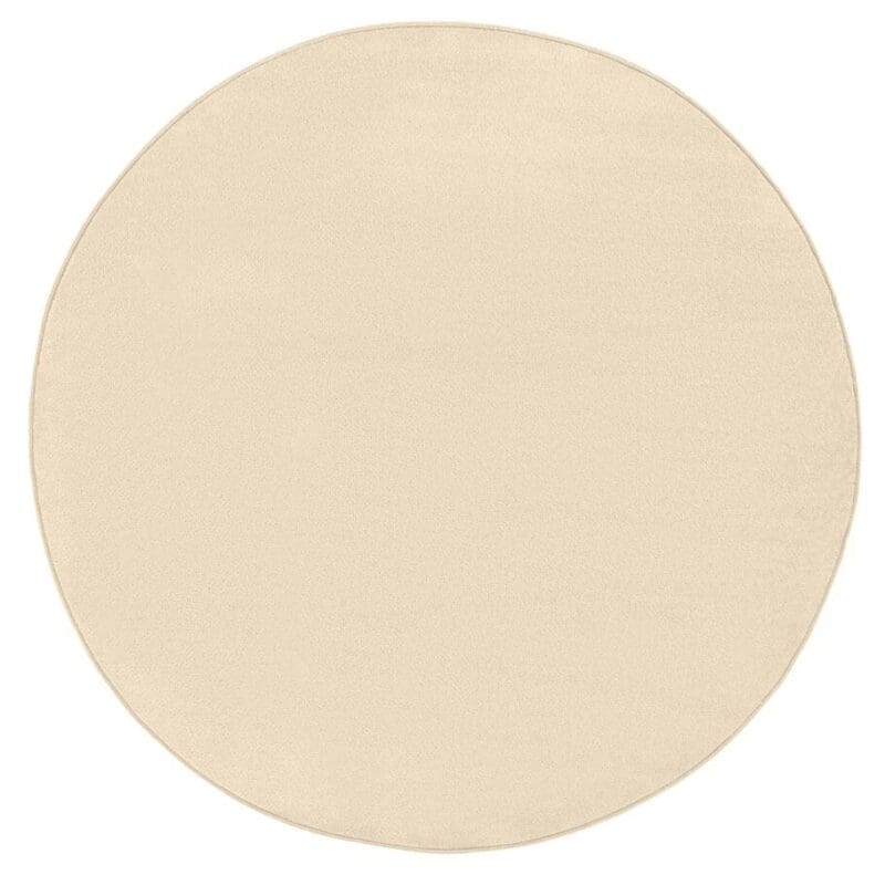 Fancy tæppe i farven Beige lavet af 100% Polypropylen med en bagside af Fleece