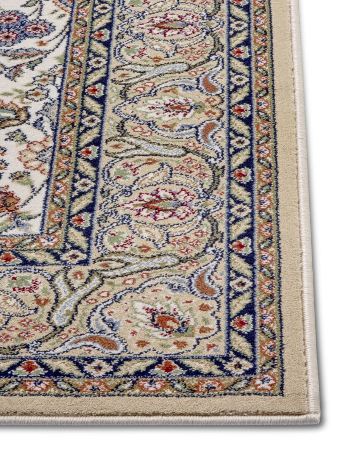 Herat tæppe i farven Beige Creme lavet af 100% Polypropylene-Heatset med en bagside af Jute