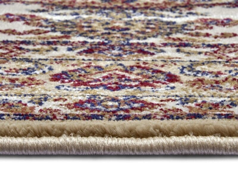 Herat tæppe i farven Beige Creme lavet af 100% Polypropylene-Heatset med en bagside af Jute