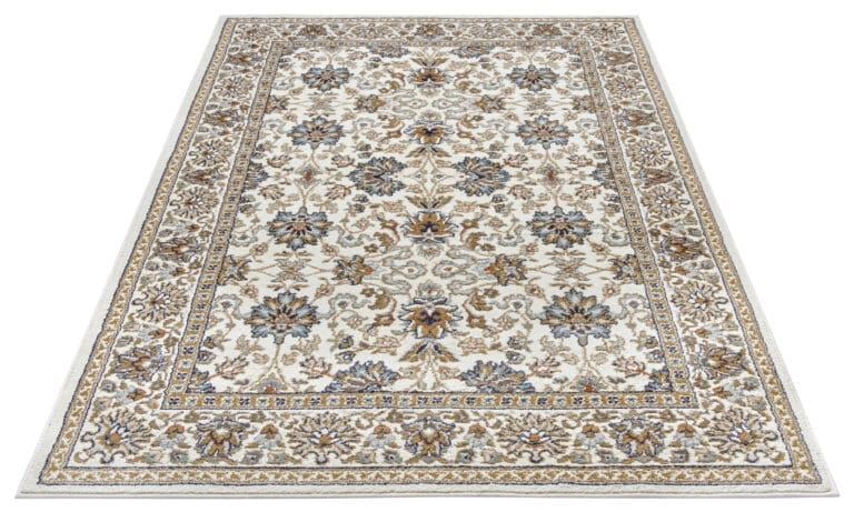 Luxor tæppe i farven Creme lavet af 100% Polypropylen med en bagside af 100% Jute / PP