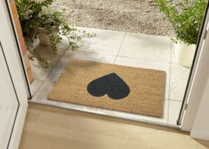 Mix Måttes tæppe i farven Cocos lavet af 100% Coconut med en bagside af 100% Latex