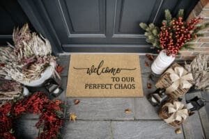 Mix Måttes tæppe i farven Cocos lavet af 100% Coconut med en bagside af 100% PVC