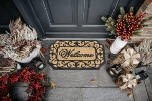 Mix Måttes tæppe i farven Sort Cocos lavet af 50% Coconut