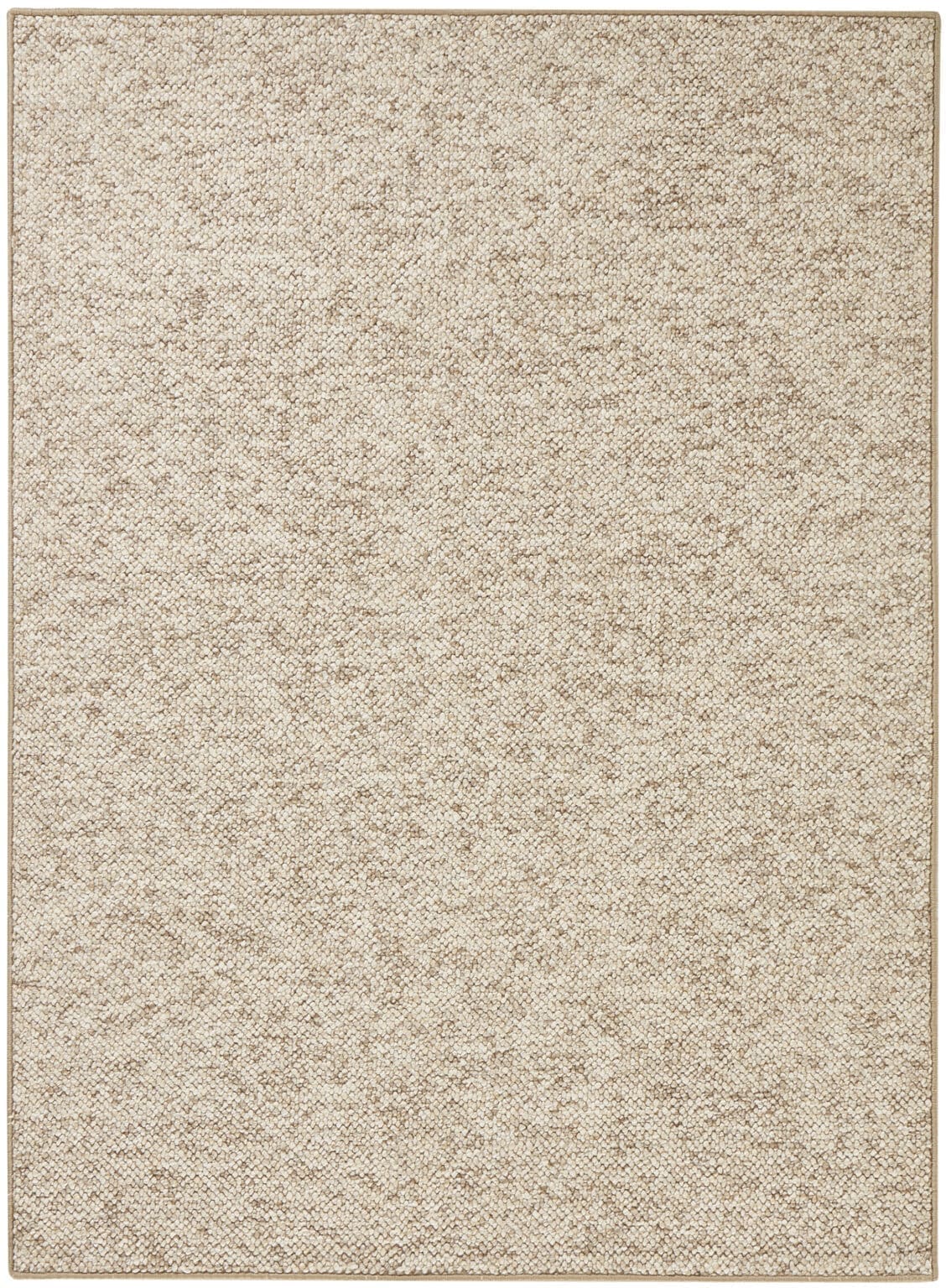 Wolly tæppe i farven Beige-brun lavet af 100% Polypropylen med en bagside af Fleece