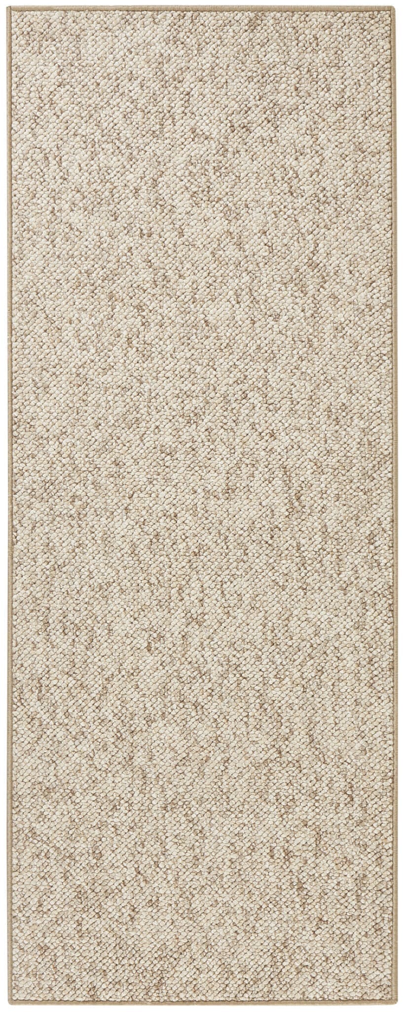 Wolly tæppe i farven Beige-brun lavet af 100% Polypropylen med en bagside af Fleece