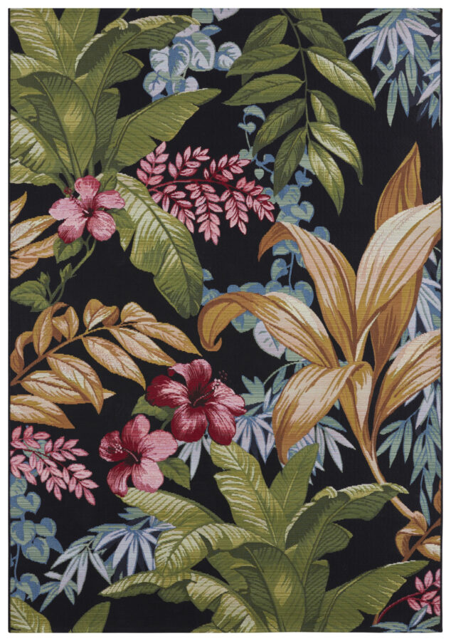 Fladvævet Flair Tæppe - Tropical Flowers