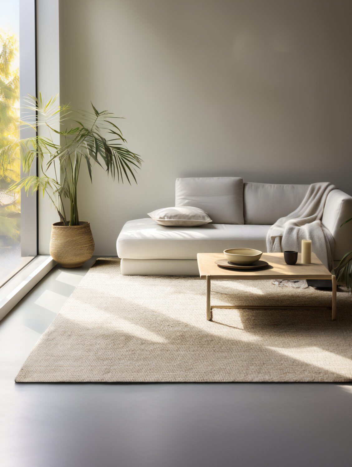 Jute tæppe - Natural Ivorywhite - Billede 4