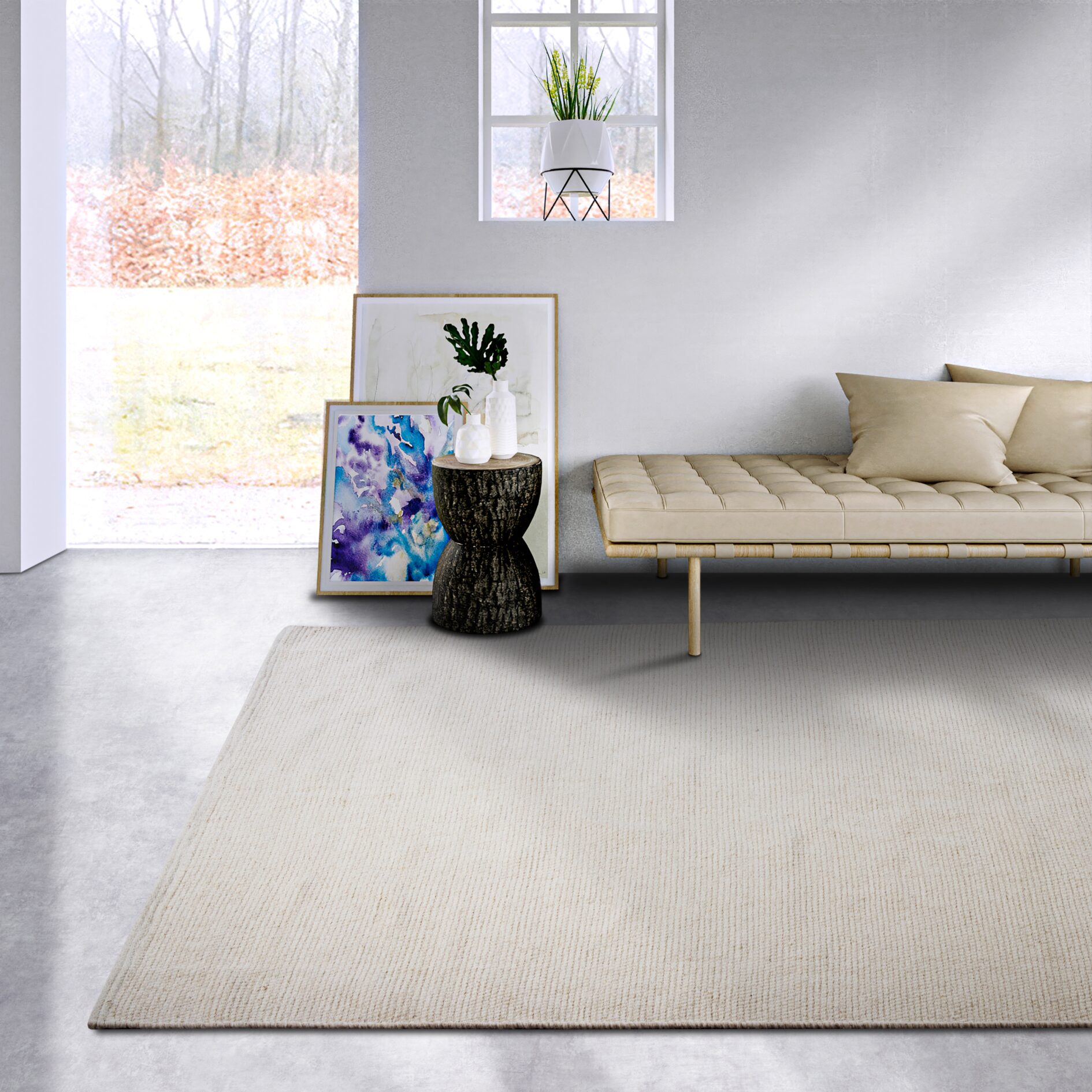 Elle Decoration - Pradesh Natural Hvid - Billede 3