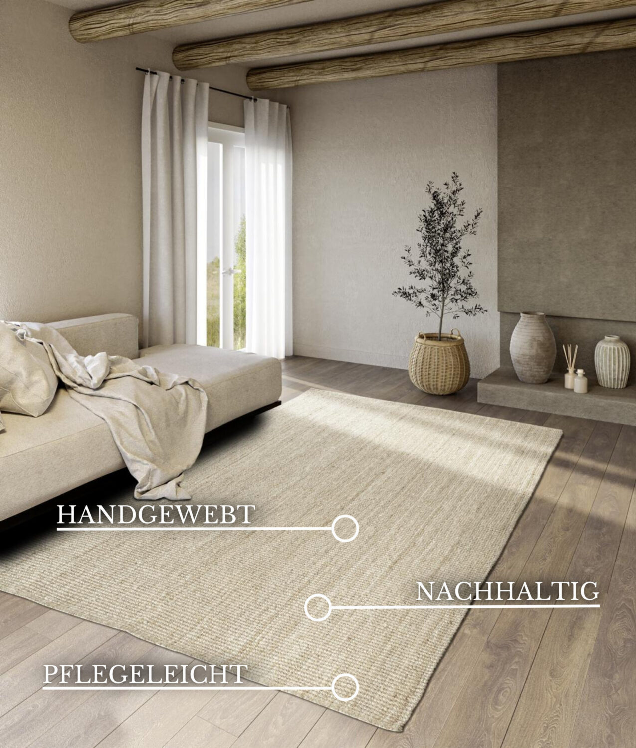 Villeroy & Boch 1791 - Rosalie Natural Hvid - Billede 4