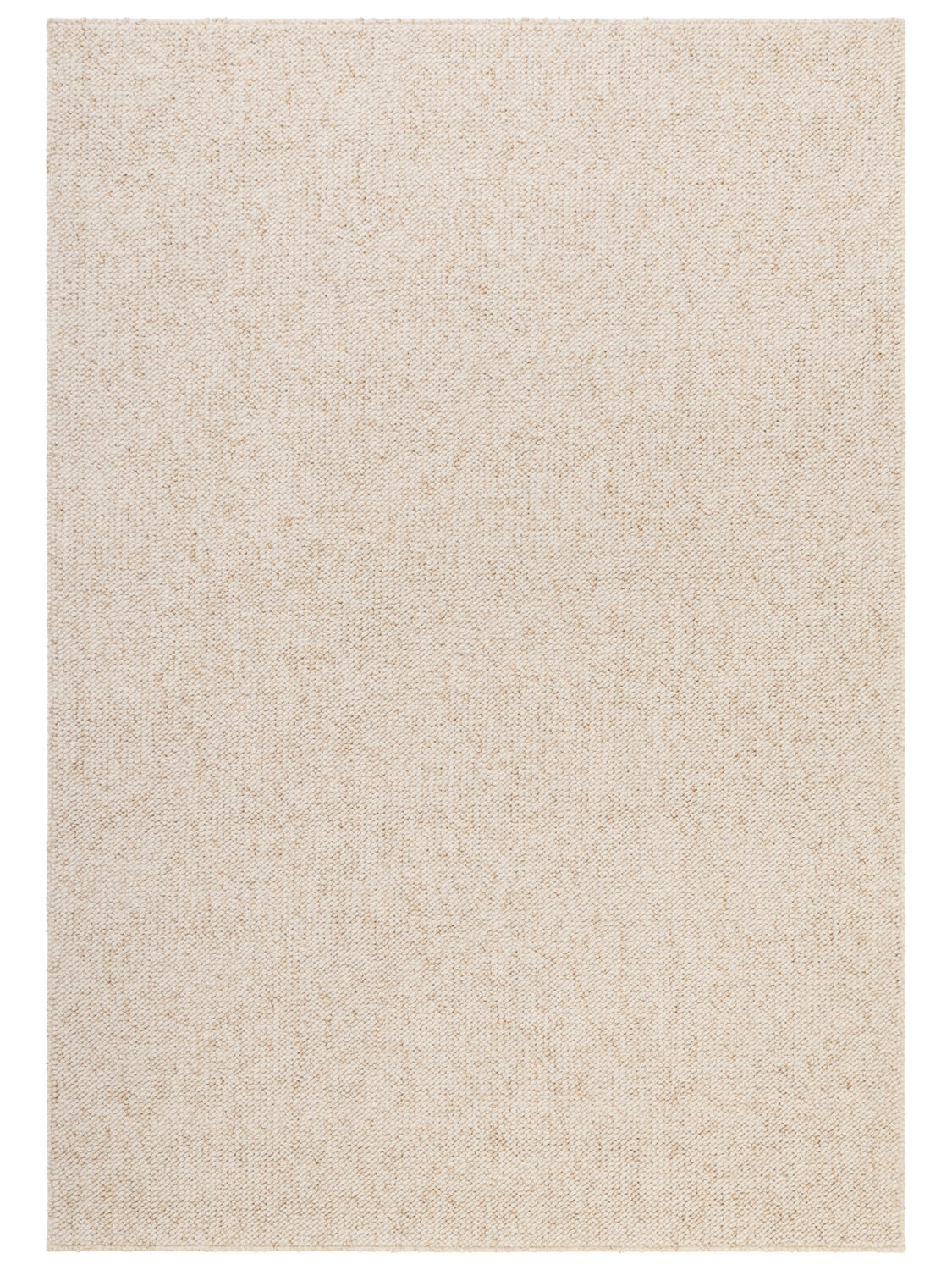 Moderne Rocco Tæppe – Cream i Uld-Look - Billede 2