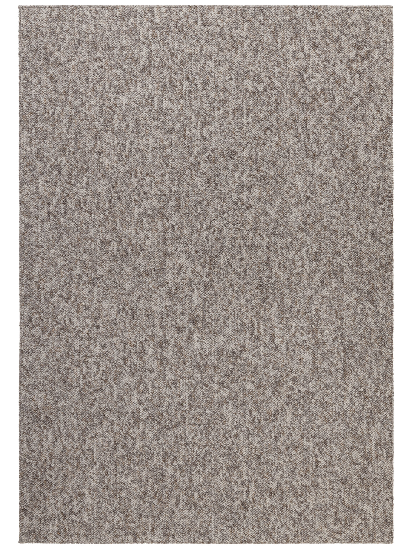 Moderne Rocco Tæppe – Brun i Uld-Look