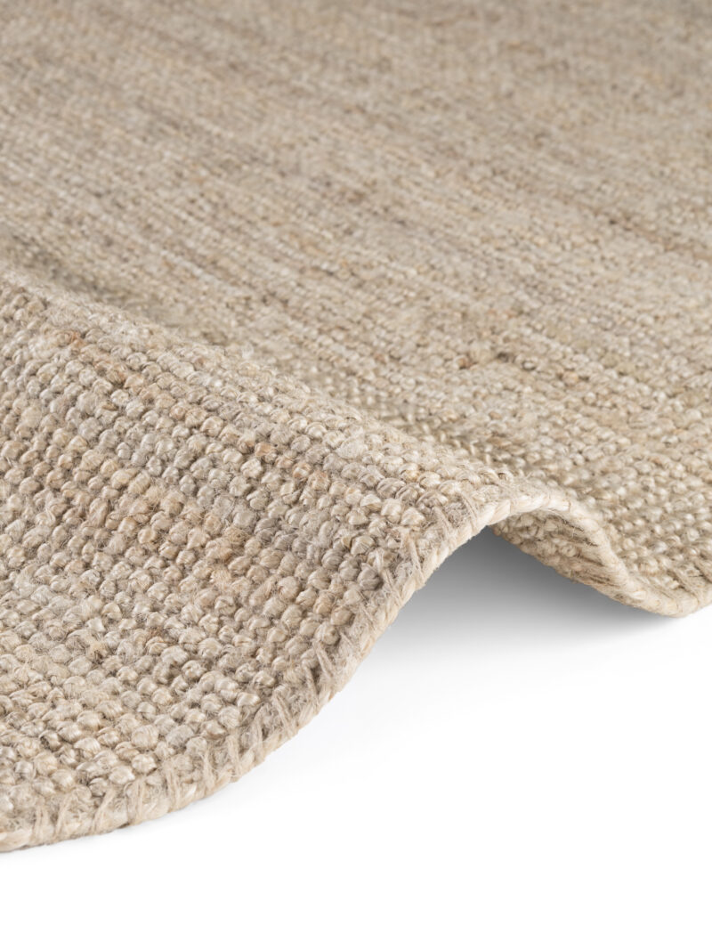 Jutetæppe -  Jaipur Natural Ivorywhite rund - Billede 5