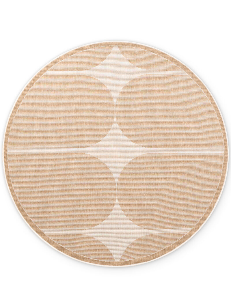 Udendørstæppe - Bowen Jute-Hvid Rund 160 cm - Image 2