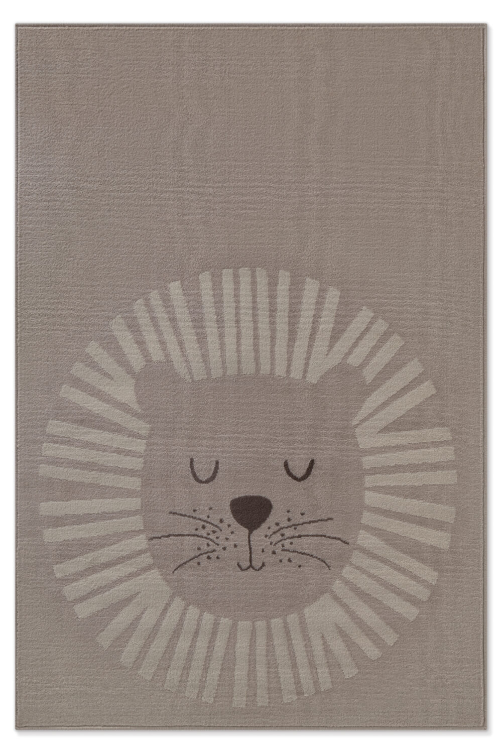 Børnetæppe - Happy Lion Beige-cream - Billede 2