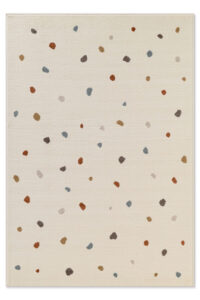 Børnetæppe - Funny Dots Cream-multi