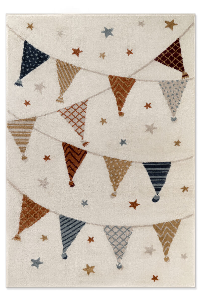 Børnetæppe - Kids Party Cream-multi