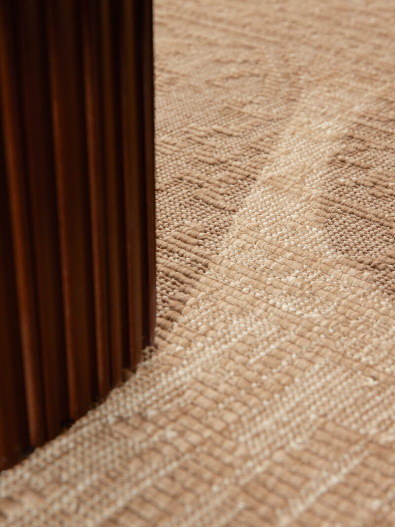 Udendørstæppe - Kona Beige Rund 160cm - Image 9