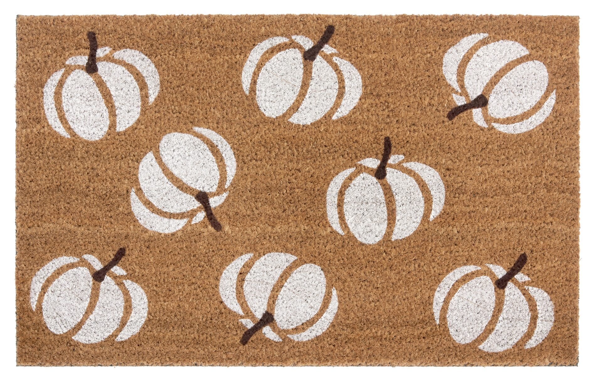 Dørmåtte Kokos - Hvid Pumpkins 75x45 - Billede 2
