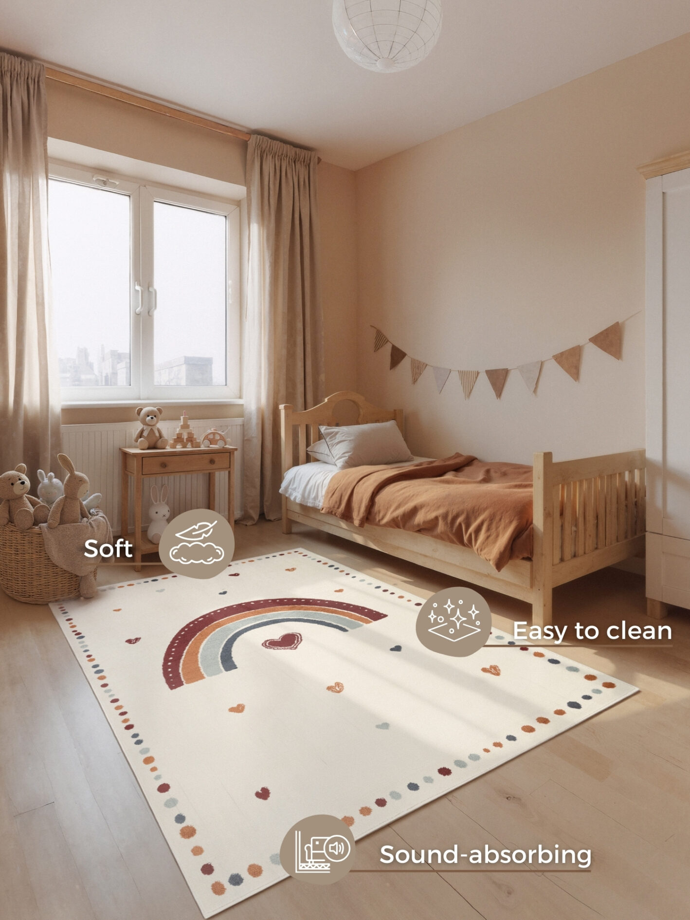 Hanse Home Eventyr Luvy - Cream-multi - Billede 4