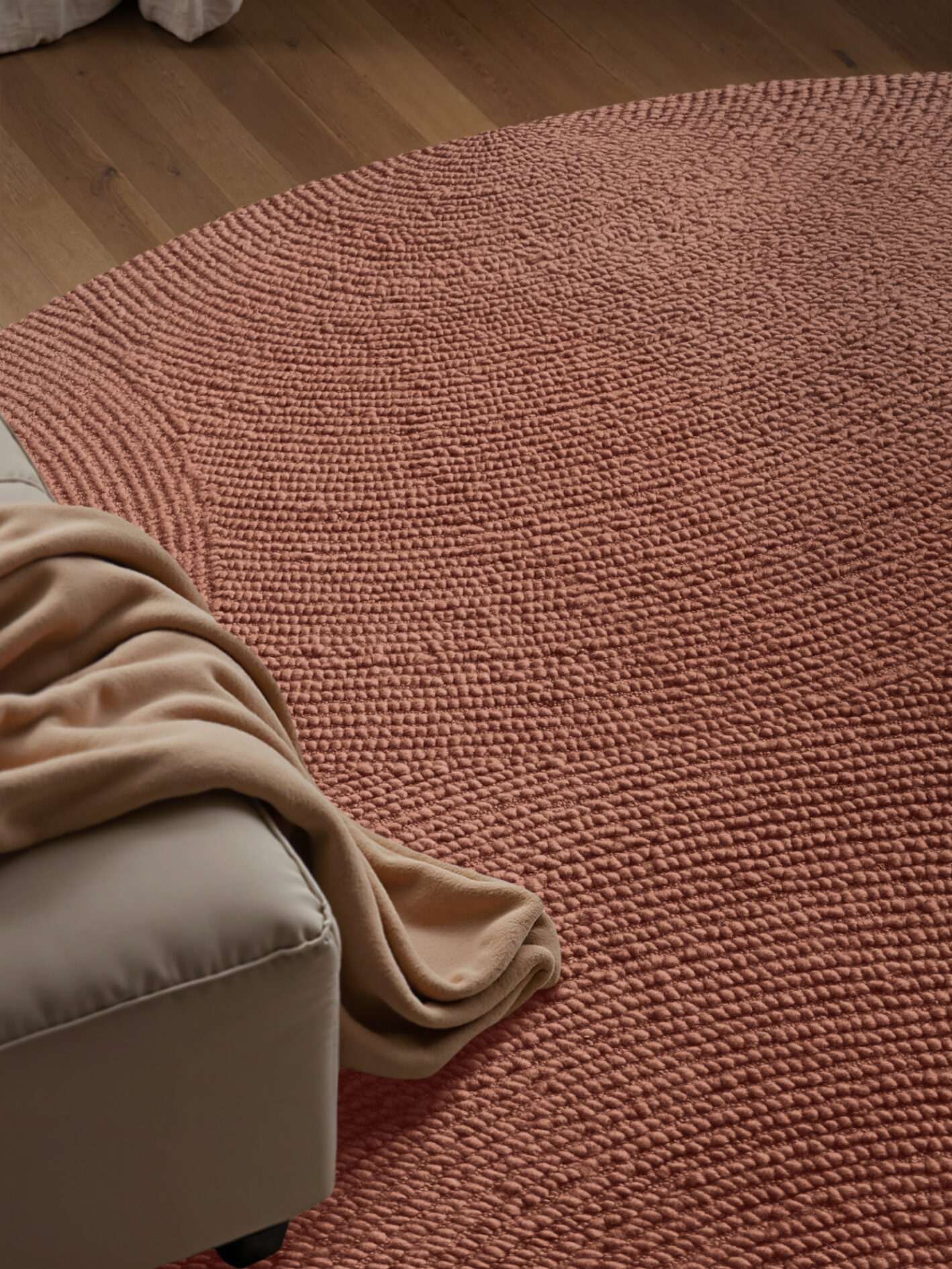 Hanse Home Calmio Uldtæppe - Vintage Pink - Billede 4