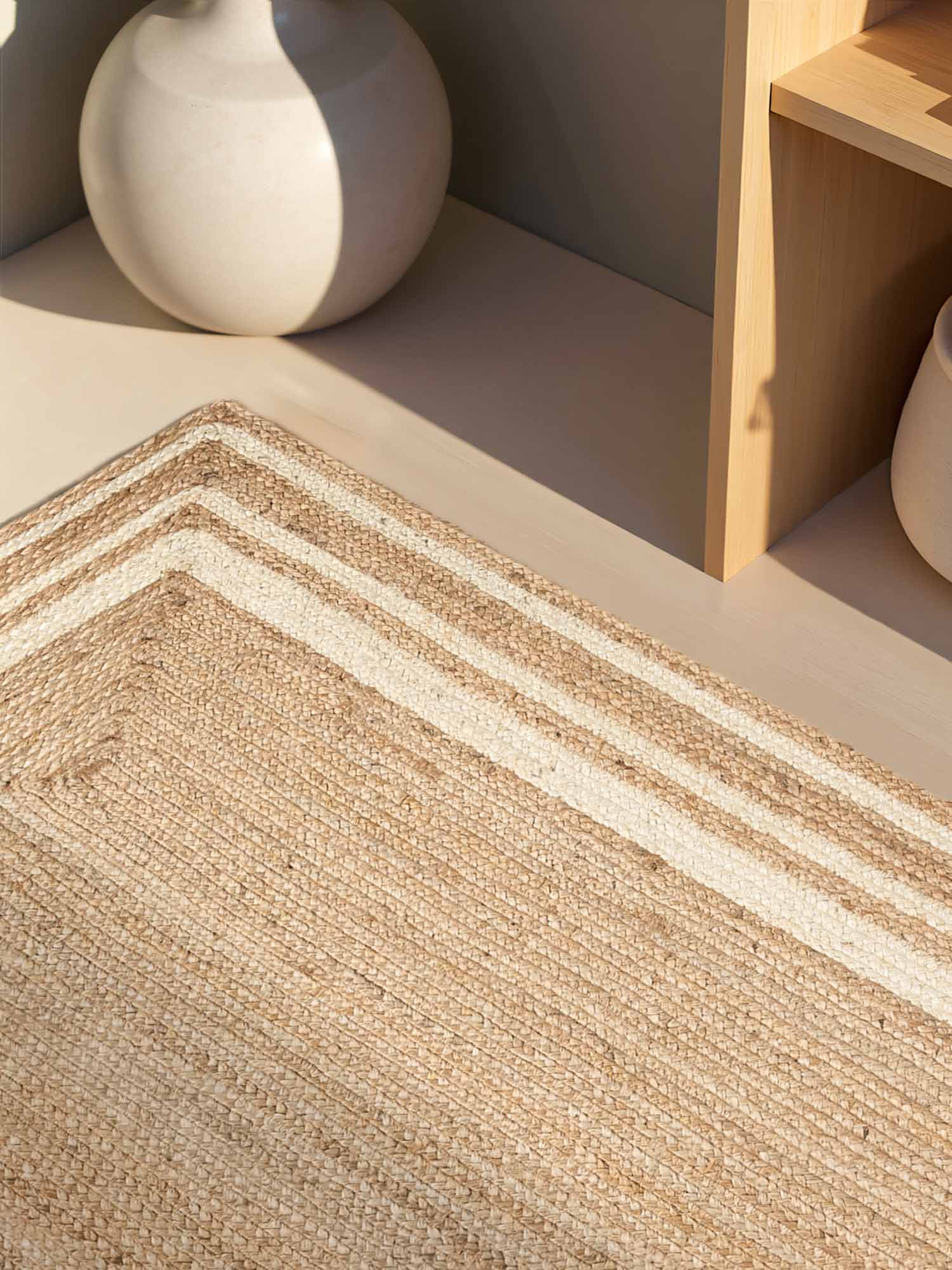 Hanse Home Jutetæppe Looma - Natur Guld-ivory - Billede 4