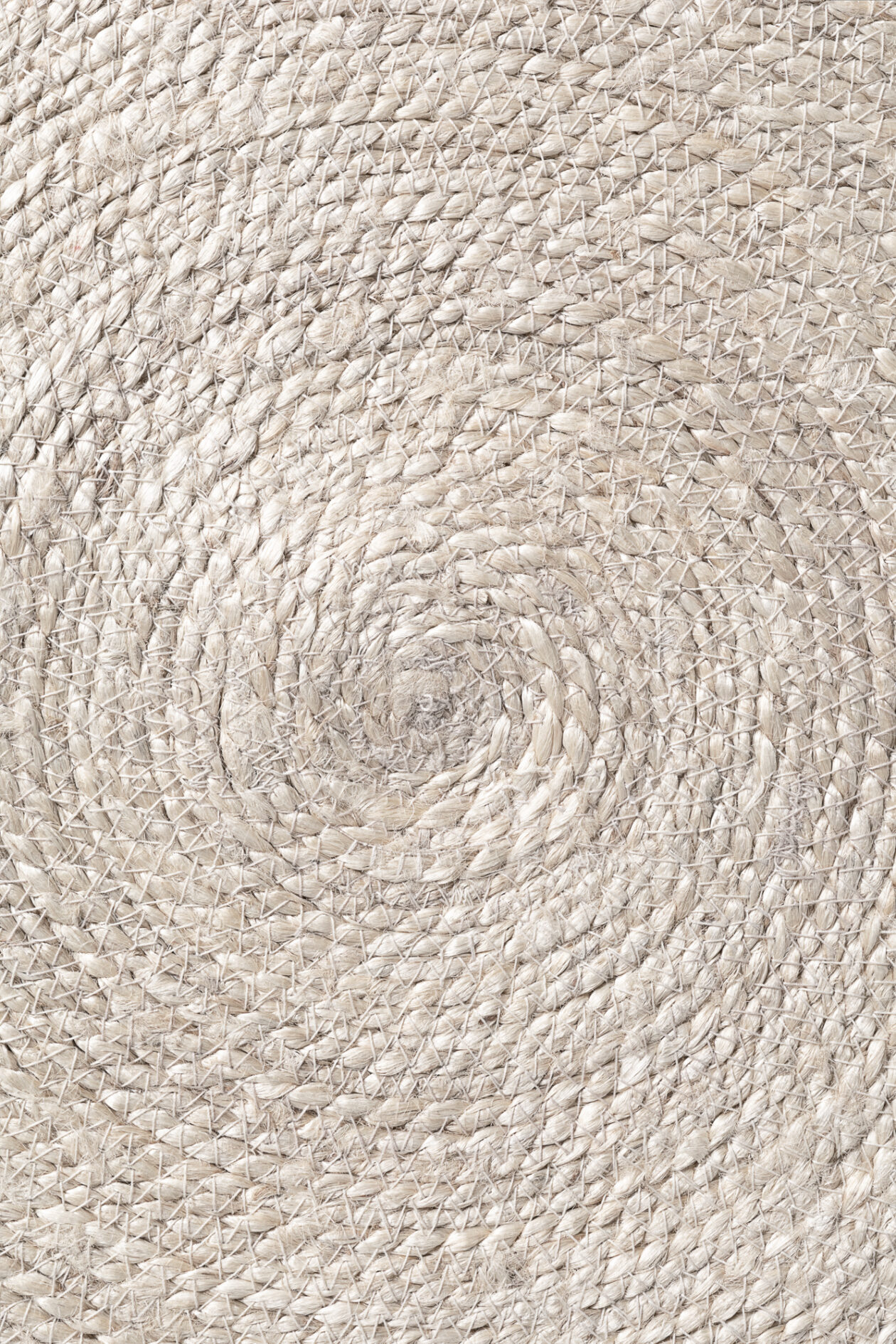 Hanse Home Flettet Jute tæppe rund Lina - Natural Ivory-sort - Billede 5
