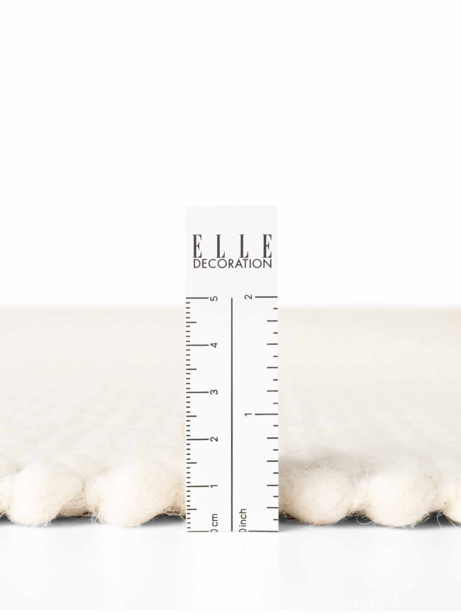 Elle Decoration Lyon Uldtæppe Beans - Natural-creme - Billede 7