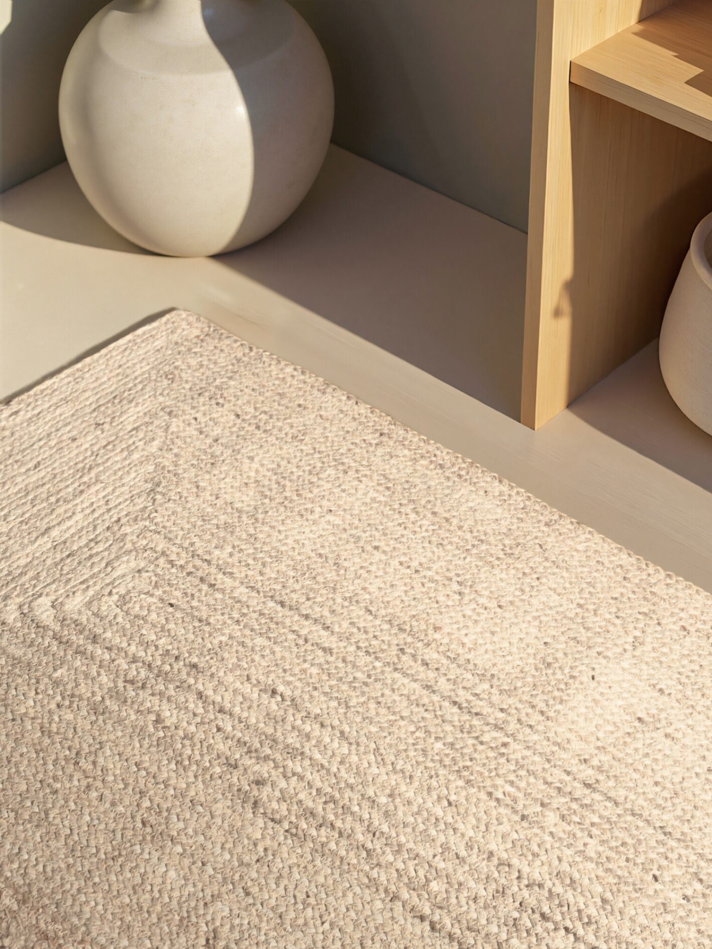 Hanse Home Juno Jute - Hvid - Billede 4