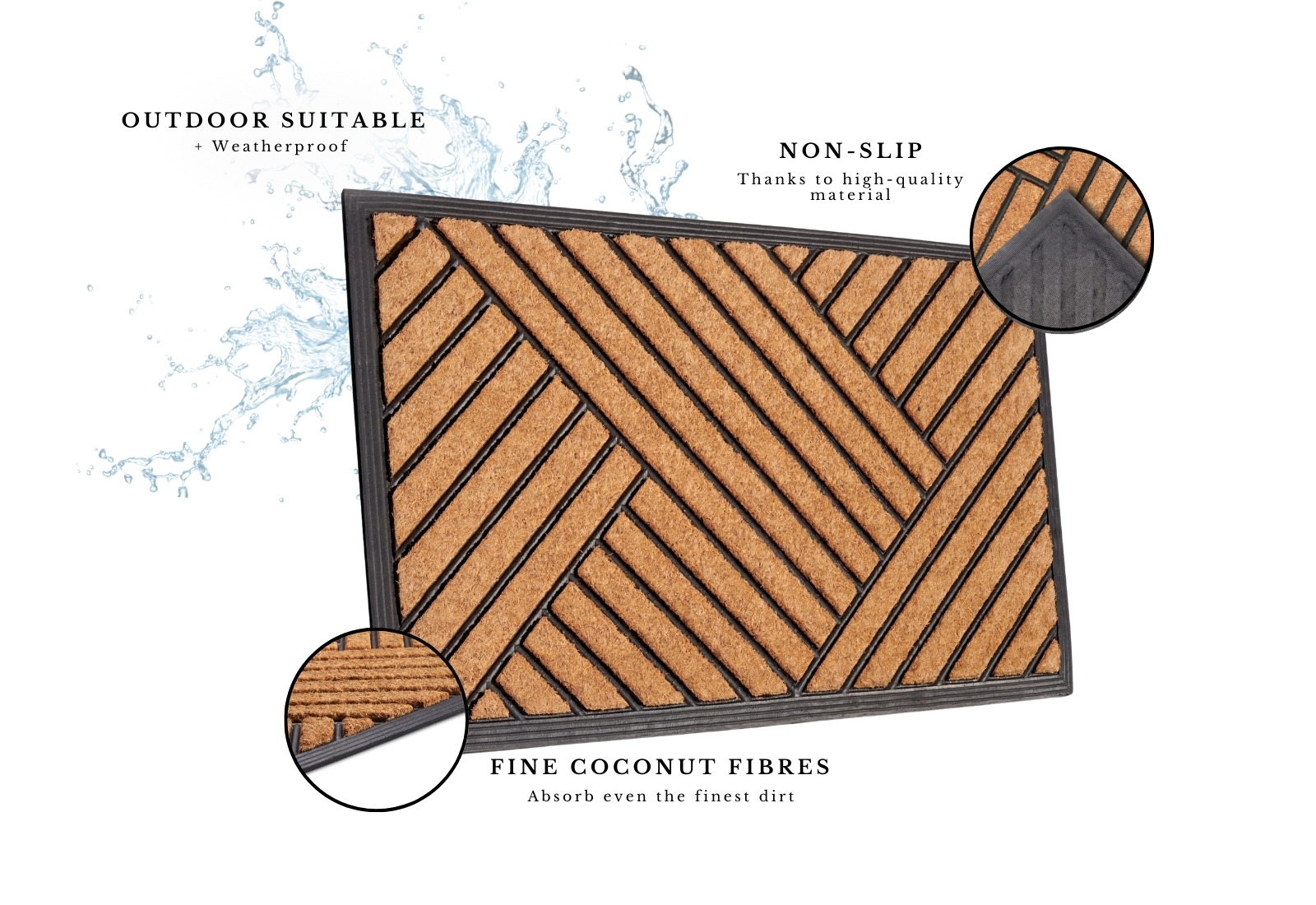 Hanse Home Mix Mats dørmåtte - Cocos Crossings - Billede 2