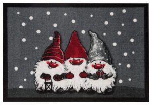 Design dørmåtte - Christmas Dwarfes 40x60