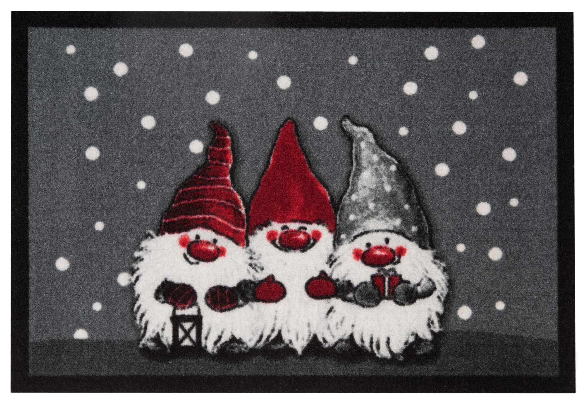 Design dørmåtte - Christmas Dwarfes 40x60