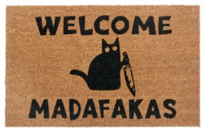 Dørmåtte Kokos - Welcome Madafakas 75x45