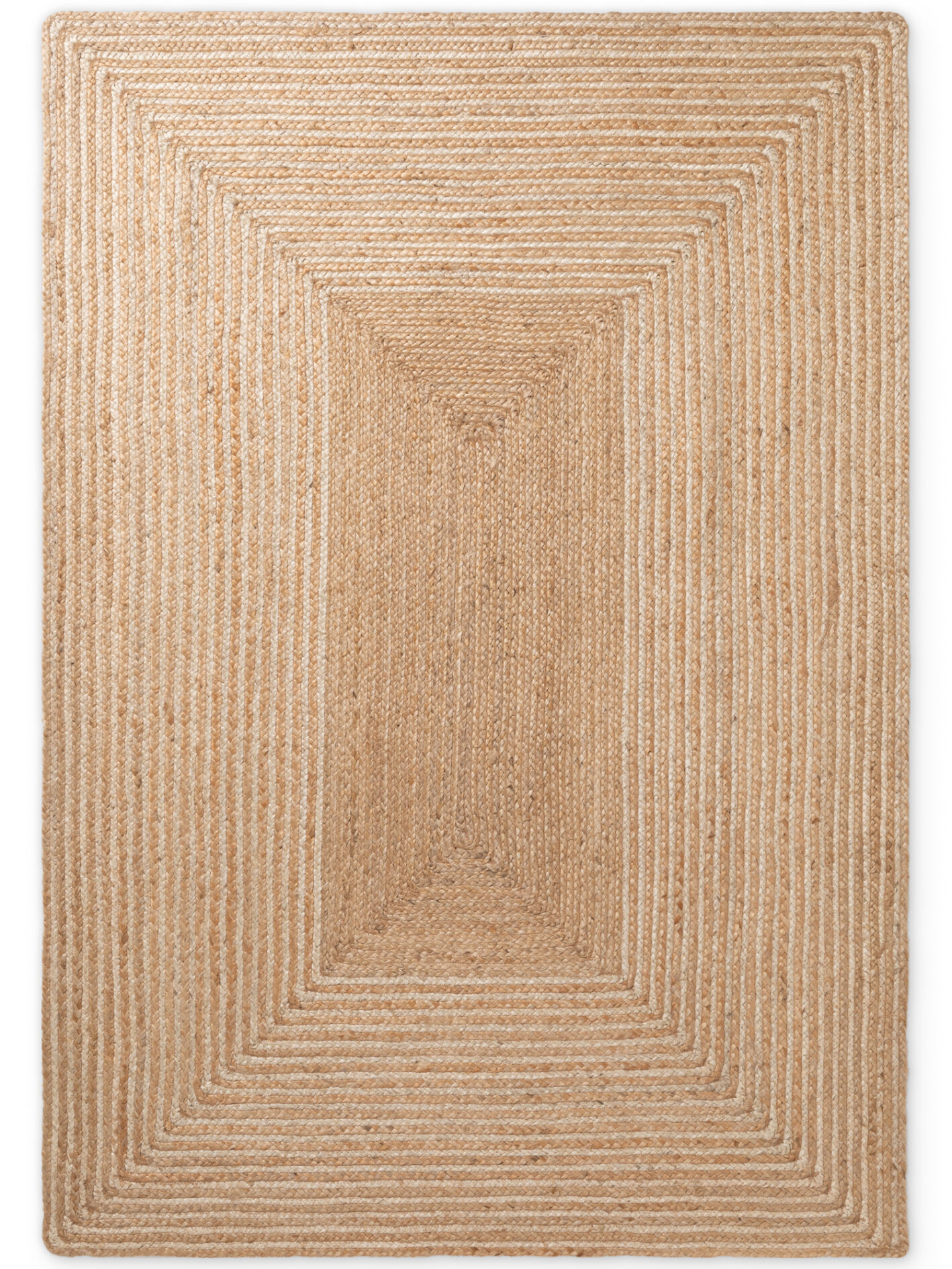 Hanse Home Jutetæppe - Line Natural Hvid-guld