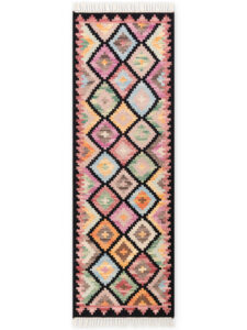Hanse Home Kamal Afghan - Zara Sort-multi