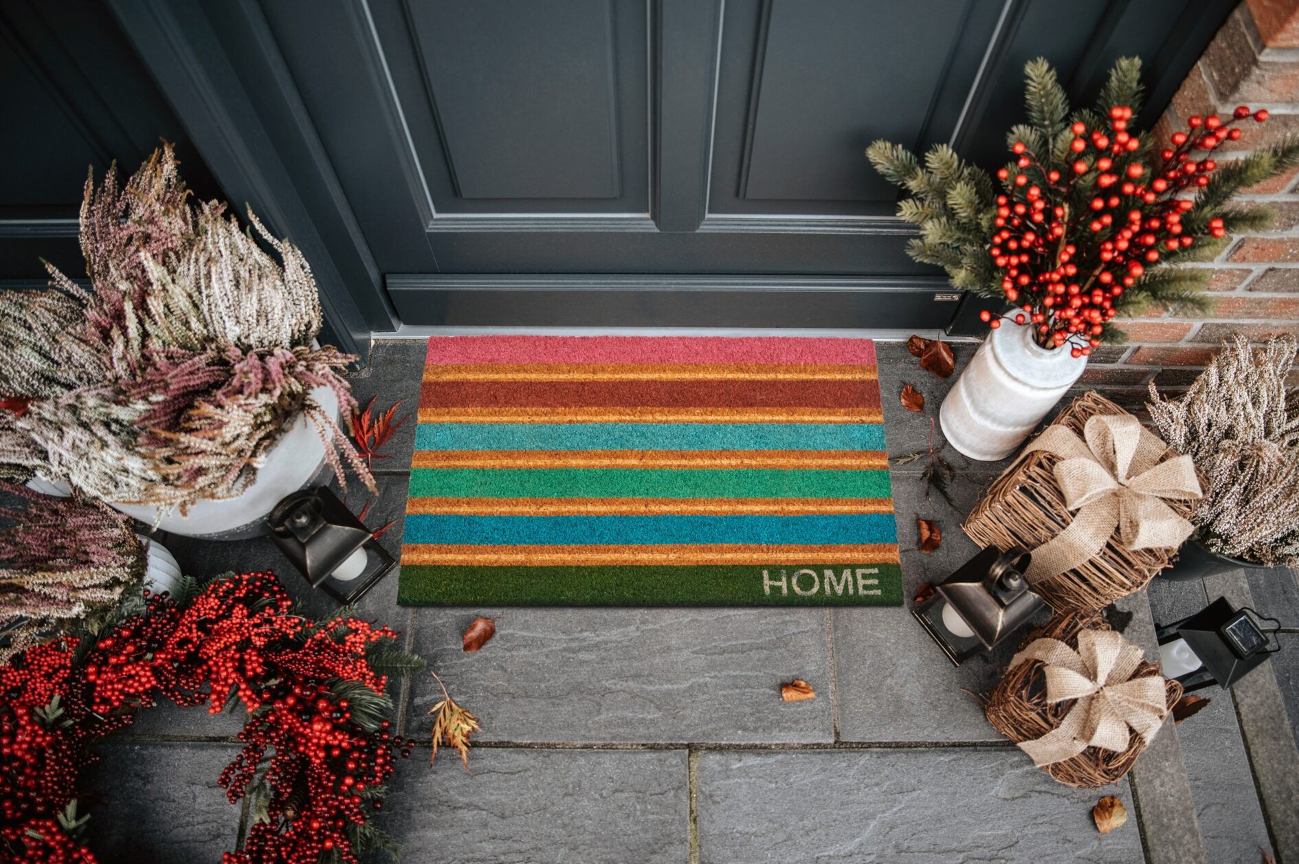 Hanse Home Mix Mats dørmåtte – Cocos Colorful Stripes