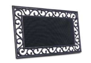 Hanse Home Mix Mats dørmåtte - Cast Iron Design Rubber Center