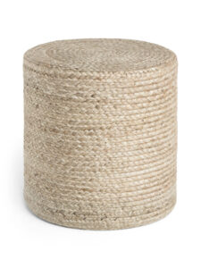 Jutta puf - Natural Greige 40x40 cm