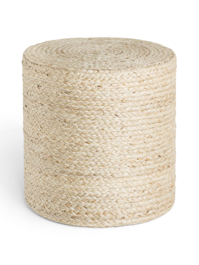 Jutta puf - Natural Ivory 40x40 cm