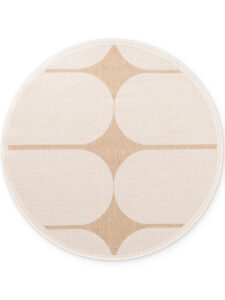 Udendørstæppe - Bowen Jute-Hvid Rund 160 cm