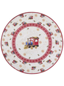 Villeroy & Boch Toy's Rund Christmas Train - Cream Rød 160cm