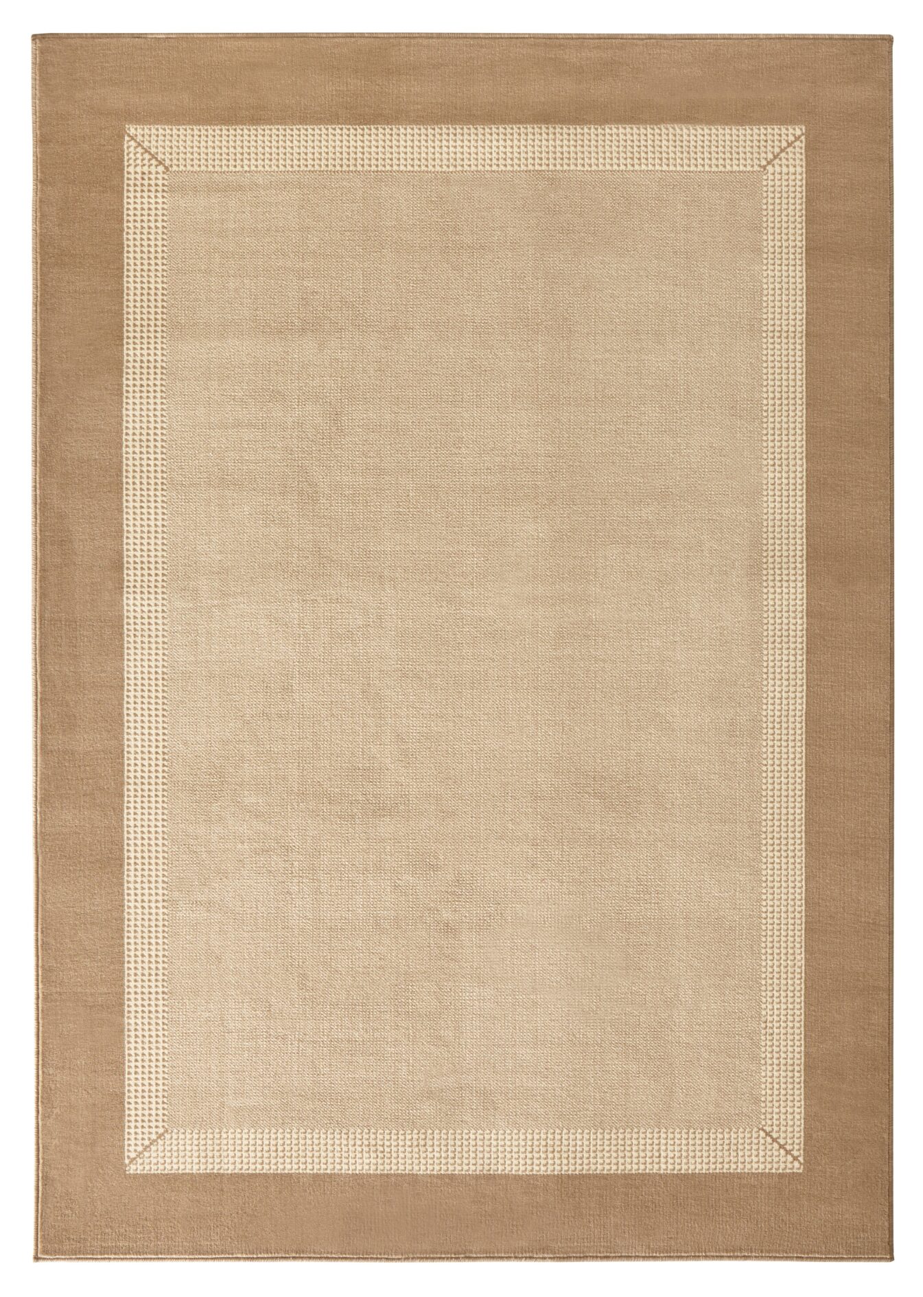Velours Band Tæppe - Beige - Billede 2