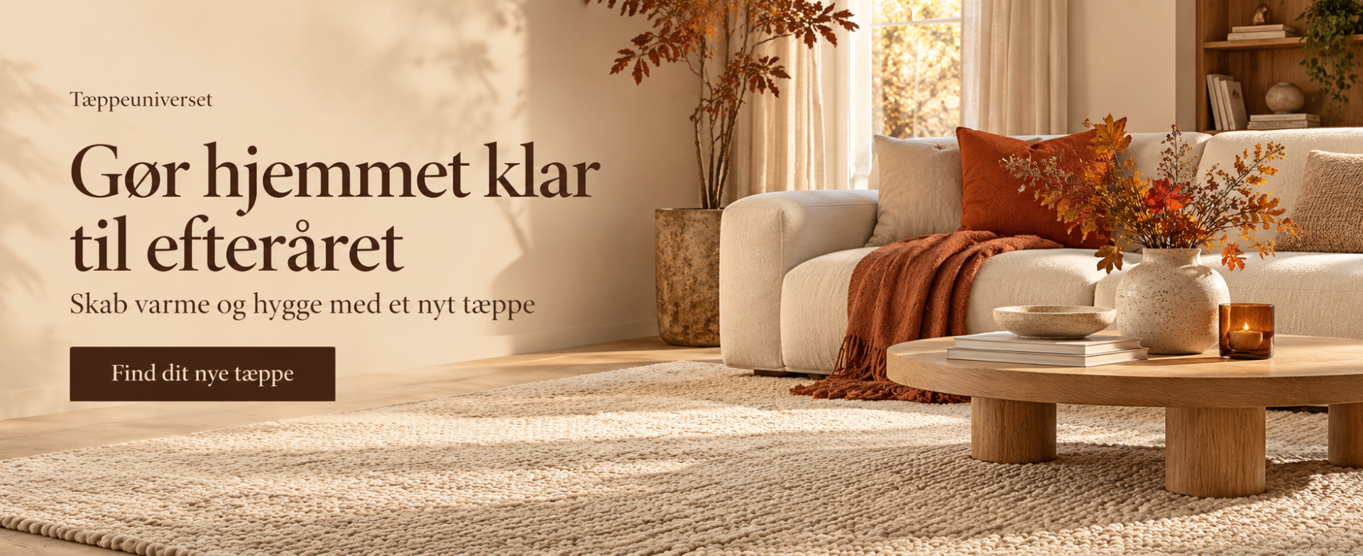 Efterårshygge med Tæppeuniverset