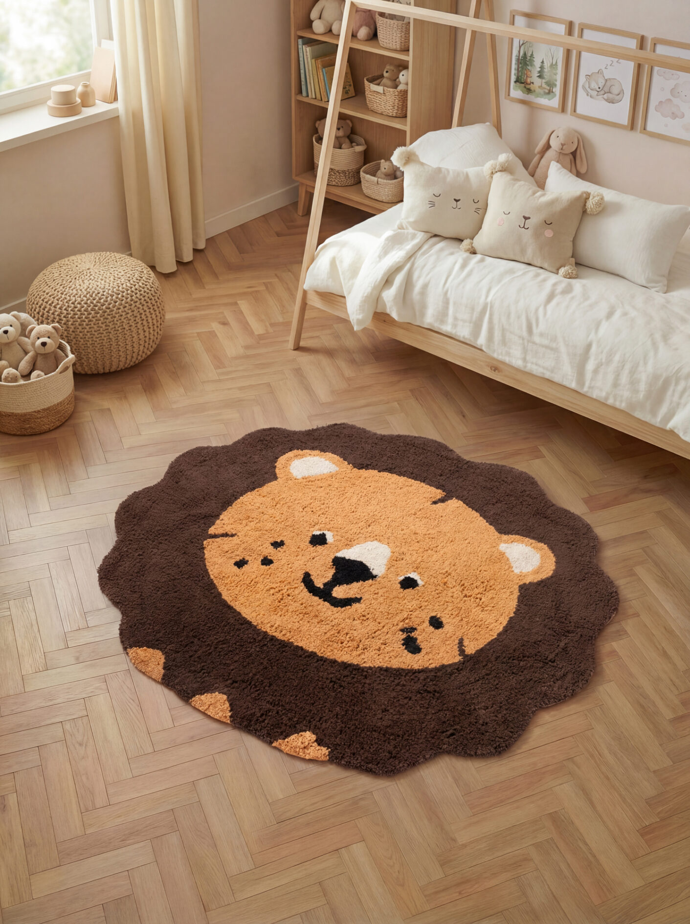 Hanse Home Snuggle Børnetæppe Lea 112x120 cm - Brun-multi