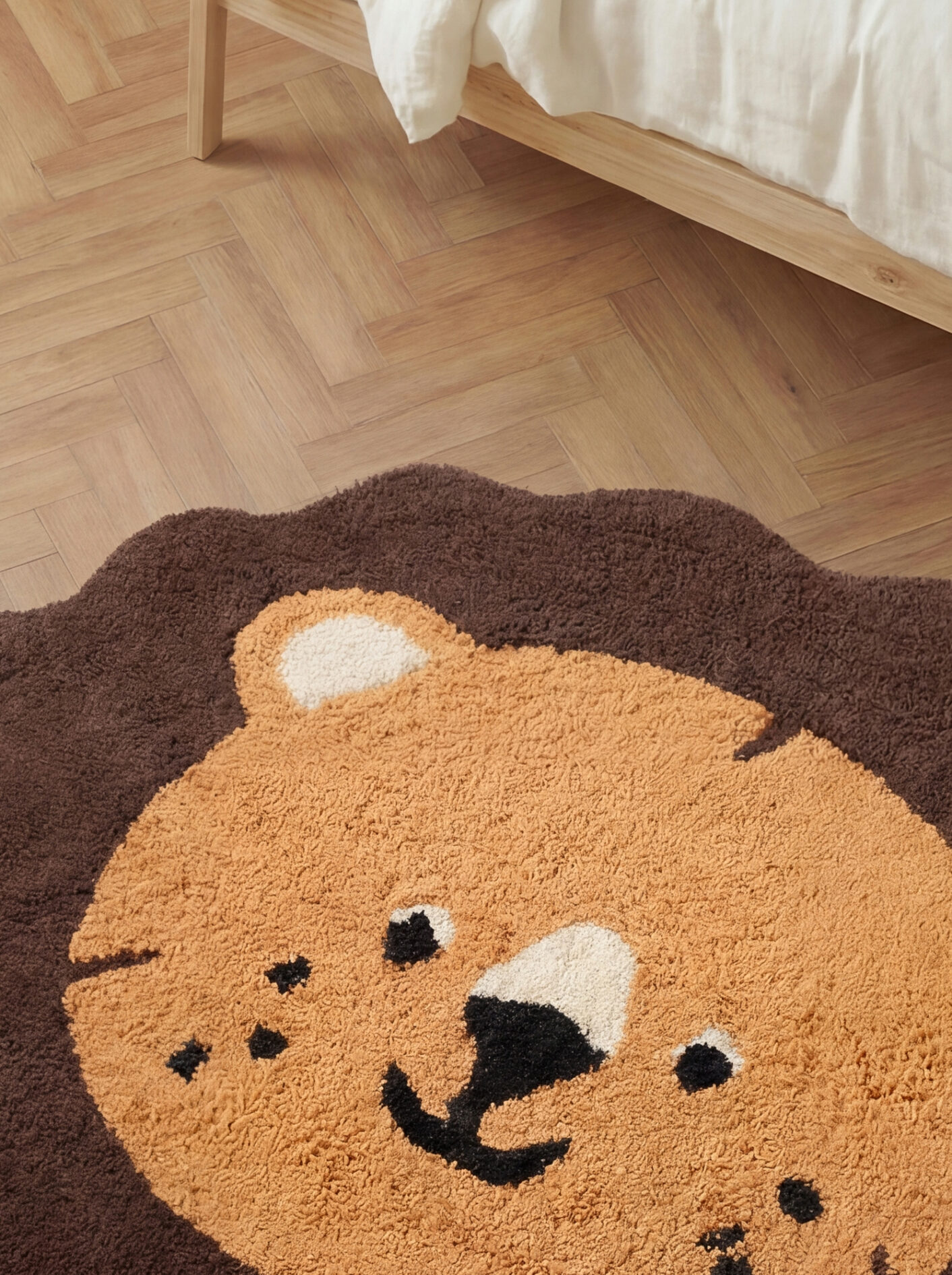 Hanse Home Snuggle Børnetæppe Lea 112x120 cm - Brun-multi